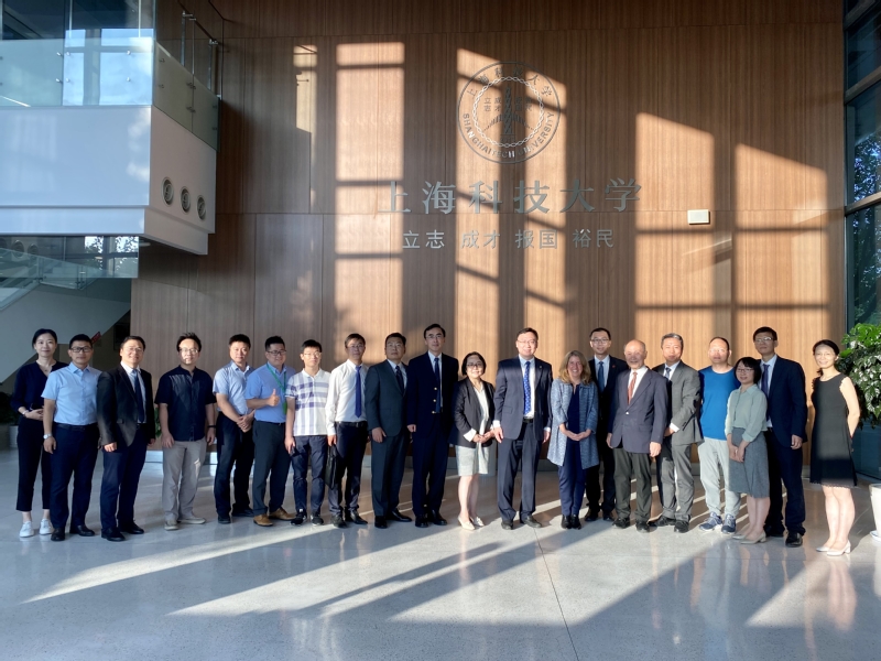 Delegation led by the CEO of Elsevier visits ShanghaiTech